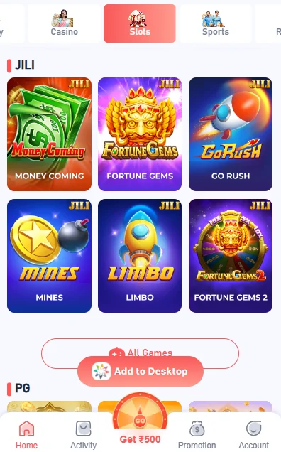 Slots games